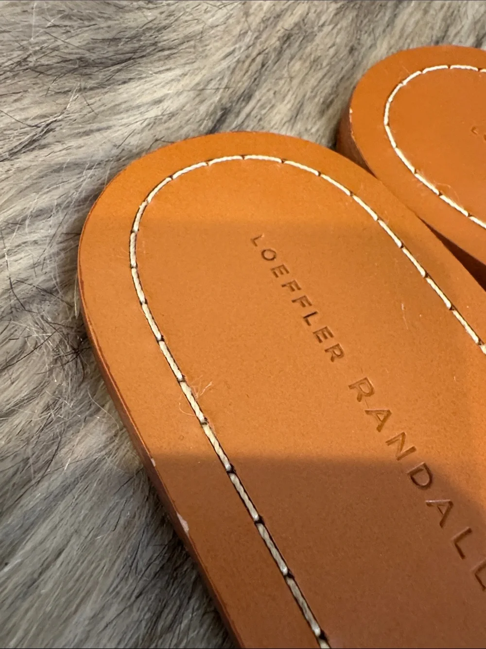 Loeffler Randall cognac leather